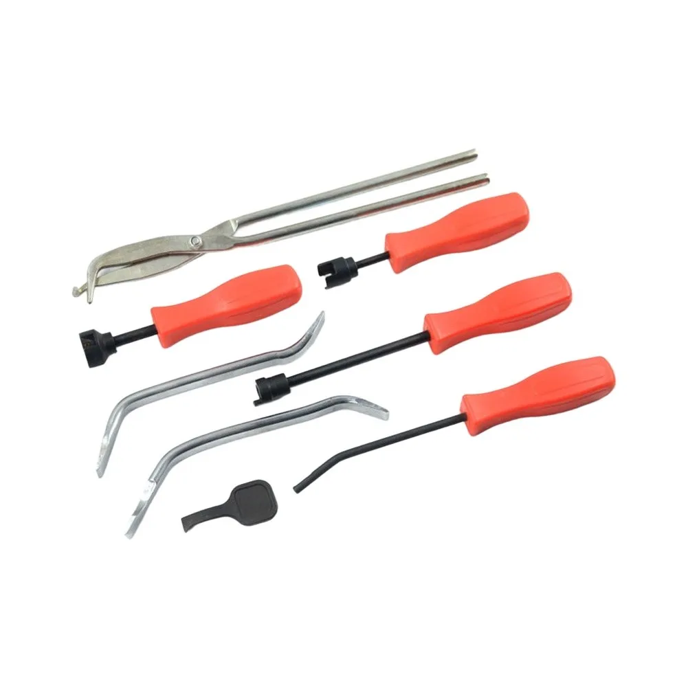 8PCS Drum Brake Spring Removal Tool Disassembly Pliers& Installation For Service Tool Kit Alloy Steel Material