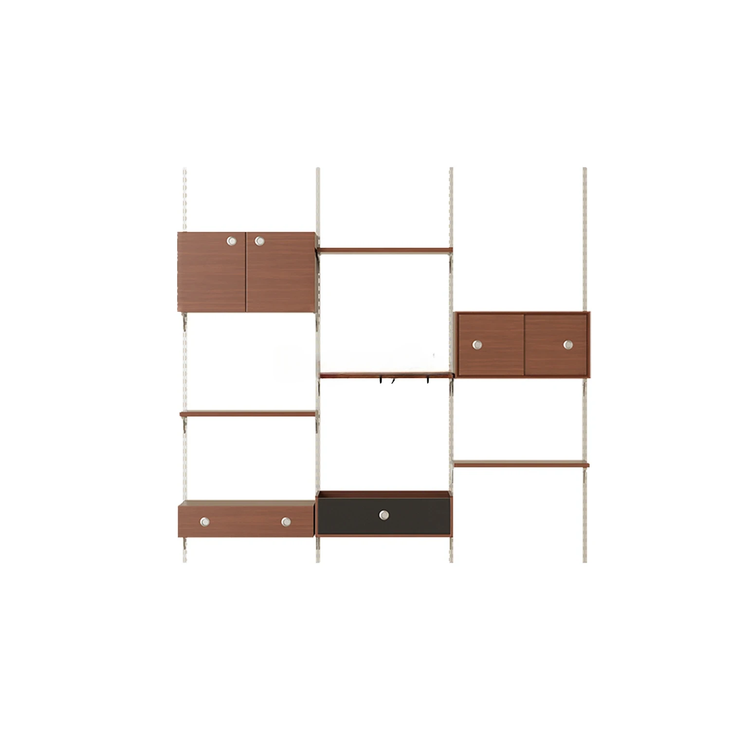 

Solid wood wall shelf TV wall sofa rear bookshelf dining side cabinet baffle