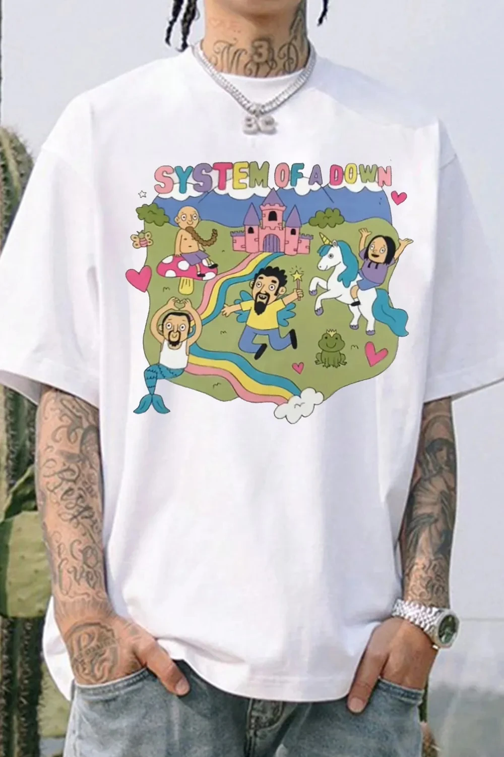 Hot 2026 System of A Down Band Printed Cotton T-shirt Men's Summer Casual Top Short Sleeve Classic Male Women Tee Unisex