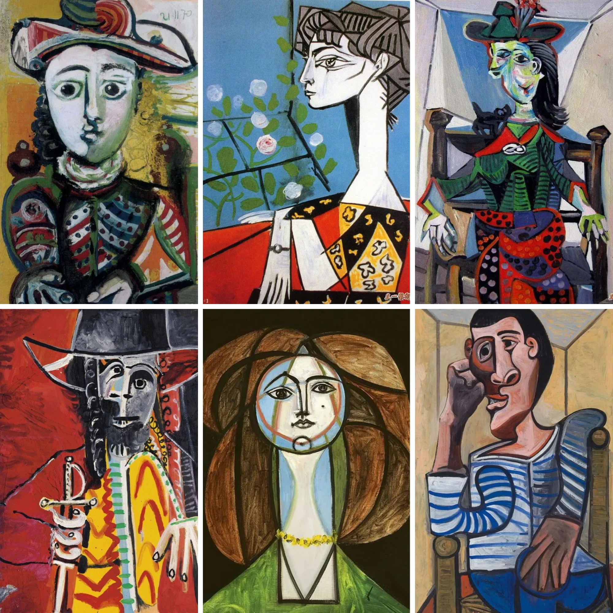 

DIY Diamond Painting Pablo Ruiz Picasso Art Collection , Full Rhinestones Picture Housewarming Gift Picasso Poster for Decor