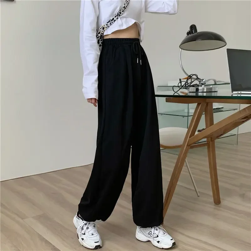 

Balck Trousers Jogger Streetwear Autumn Winter Women Gray Sweatpants Female New Fashion Baggy Sports All-match Clothing Pants