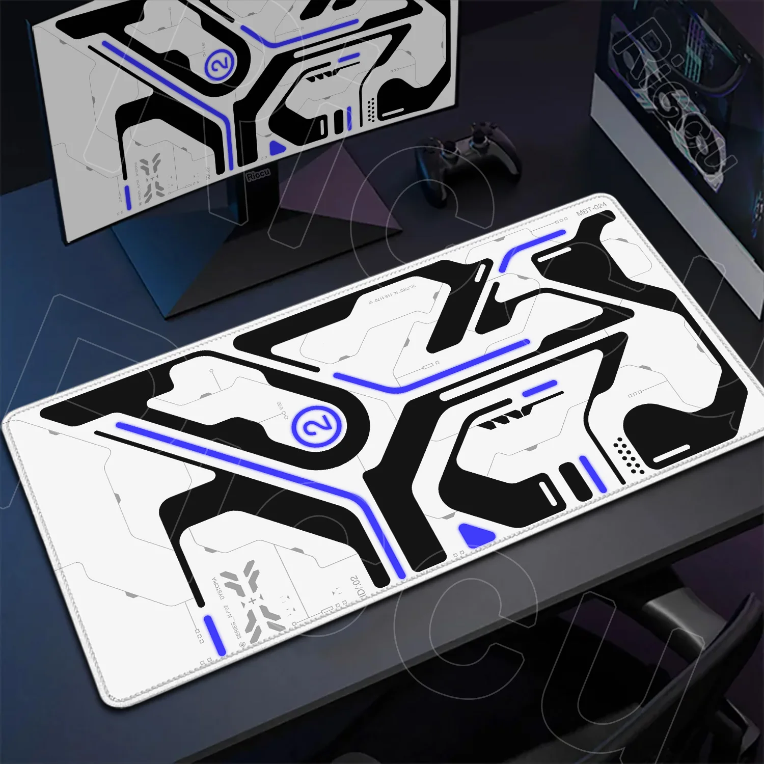 

XXL HD sci-fi style Computer Mouse Pad 40x90cm Rug Gaming PC Accessories Large MausePad office protective pads Desk mat Keyboard