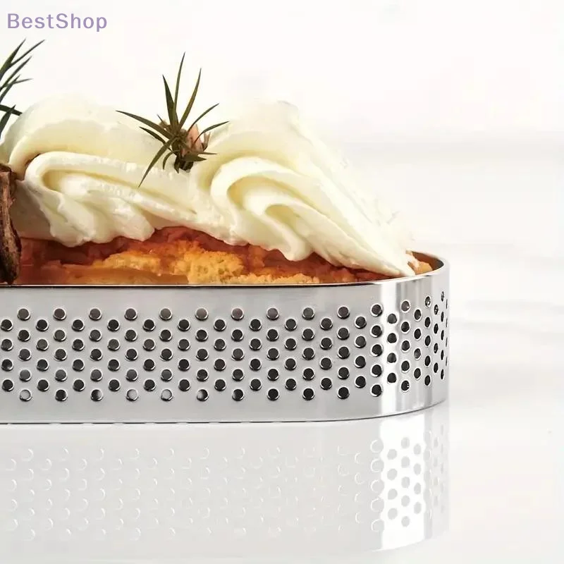 6-Pack Stainless Steel Tart Rings-Oval Baking Molds