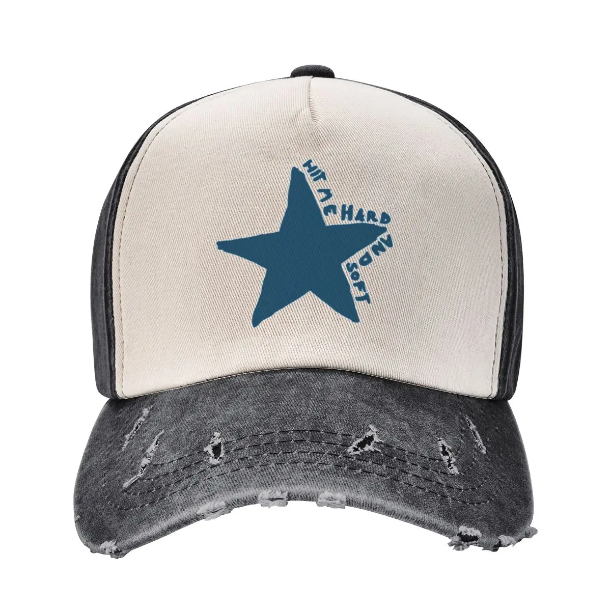 

HIT ME HARD AND SOFT STAR Baseball Cap Christmas Hat Hat Beach Golf Wear Sunhat Women's Beach Outlet Men's