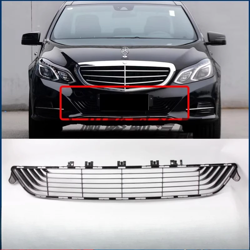 Suitable for Mercedes-Benz E-Class W212 E180 E200 E280E300E320 Front bar ventilation mesh Lower grille Lower middle mesh