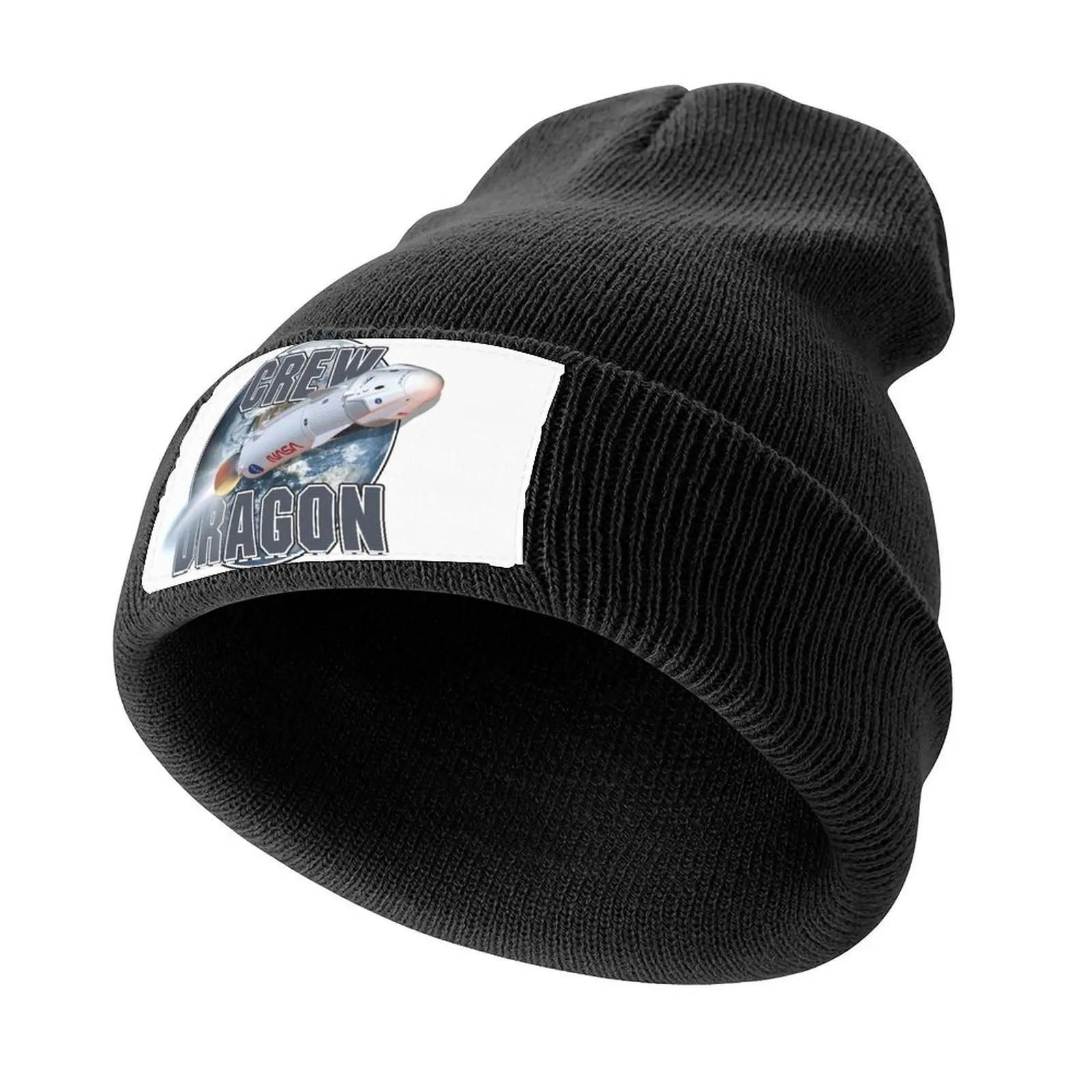 

SpaceX Crew Dragon Knitted Cap Christmas Hat Uv Protection Solar Hat Golf Men Luxury Brand Women's