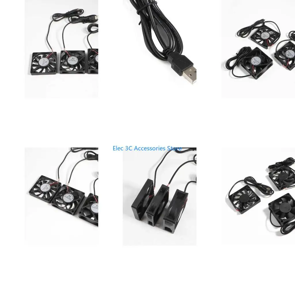 Y51A 5V USB Connector Fan Cooler Heatsink Exhaust CPU Cooling Fan Replacement 70x70mm 7025 7015 7010