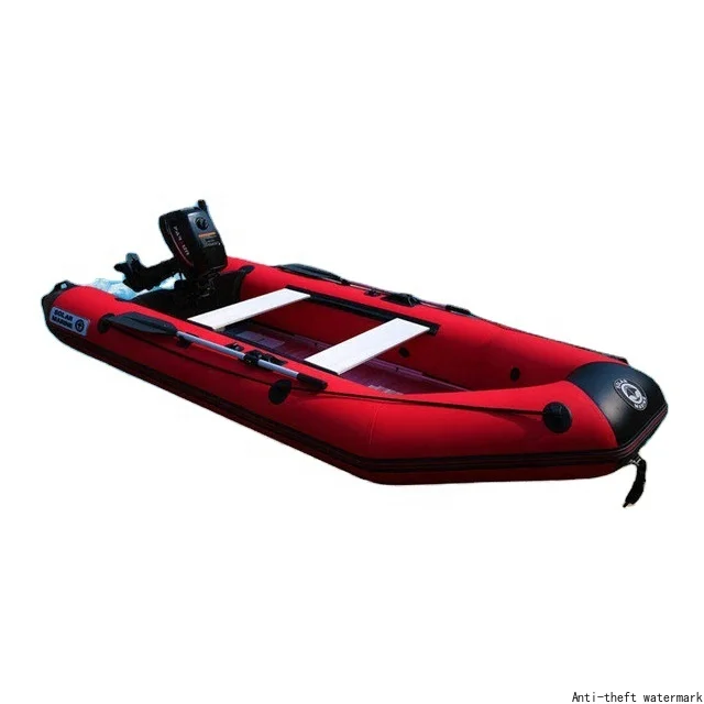Solarmarine Inflatable Rowing Boats 2-9 Person Aluminum Floor Inflatable Speed Boat ONLY Fishing Kayak Dinghy for scuba Diving
