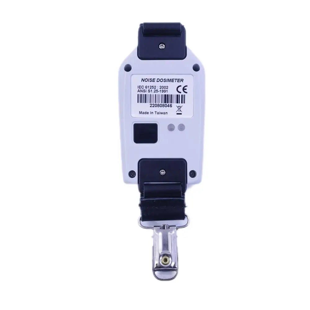 Tamanho pequeno Noise Dosímetro, Badge Tipo, peso leve e medidor de som, TES660 Dynamic, TES-660, 70dB para 140dB Peak, 103dB para 143dB