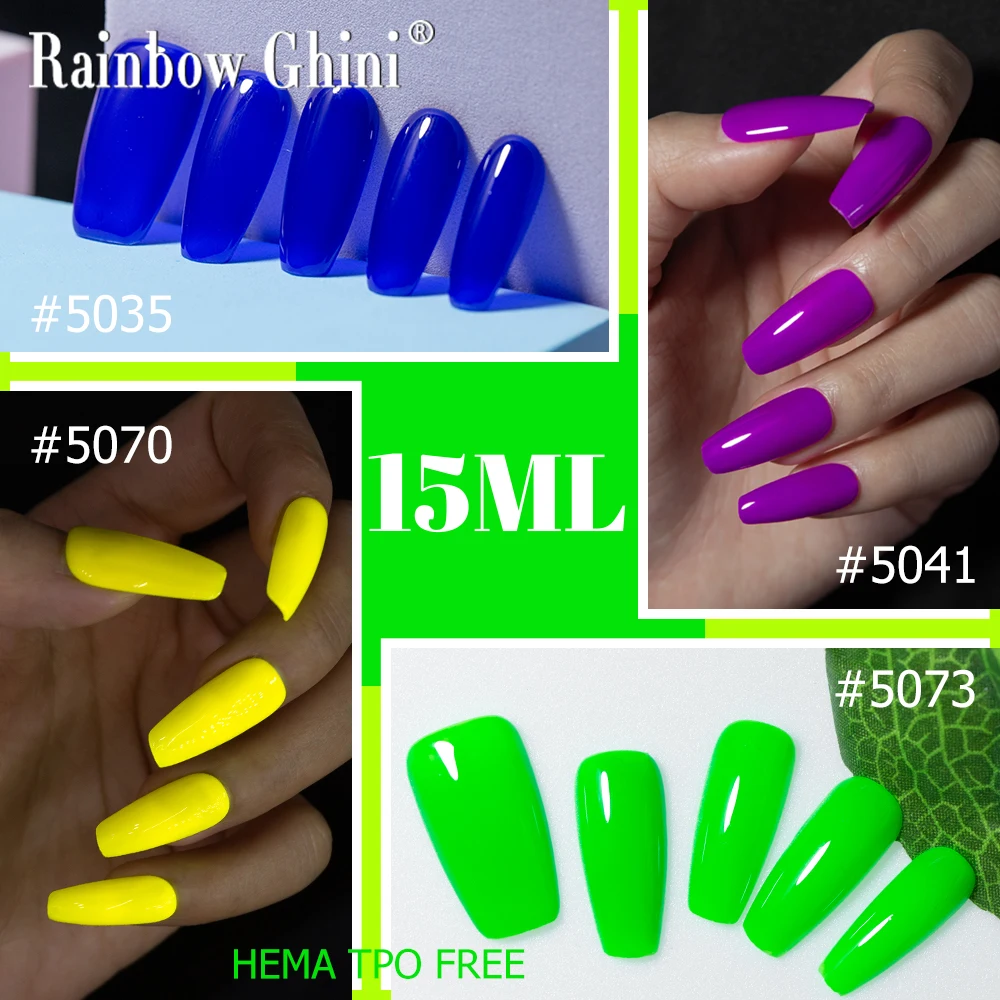 Rainbow Ghini 15Ml Cat Kuku Wa - Nail Art One Piece ulasan dan harga