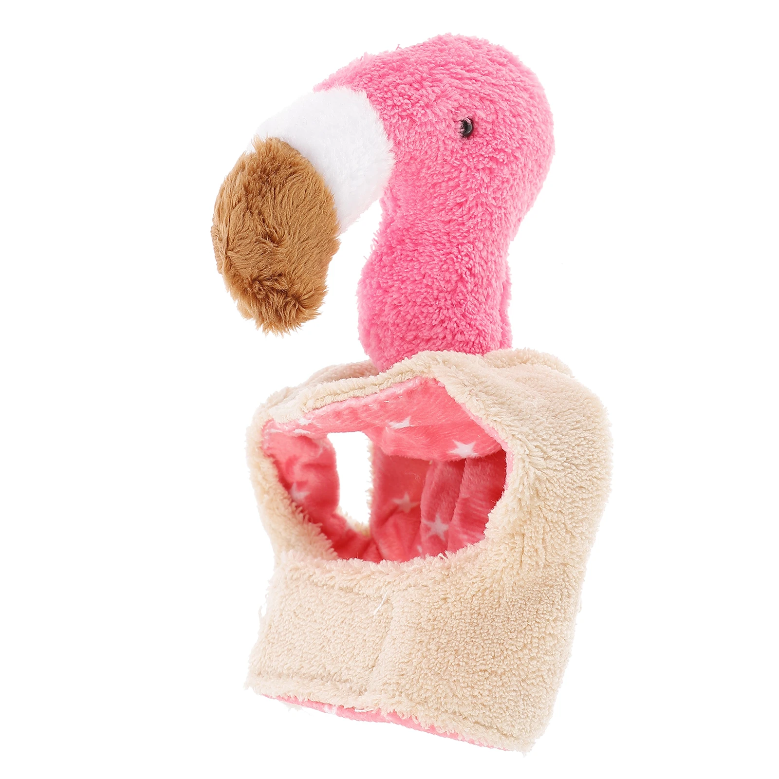 

Pet Flamingo Head Cat Costume Hat Dog Accessories Ups Has Headgear Cosplay