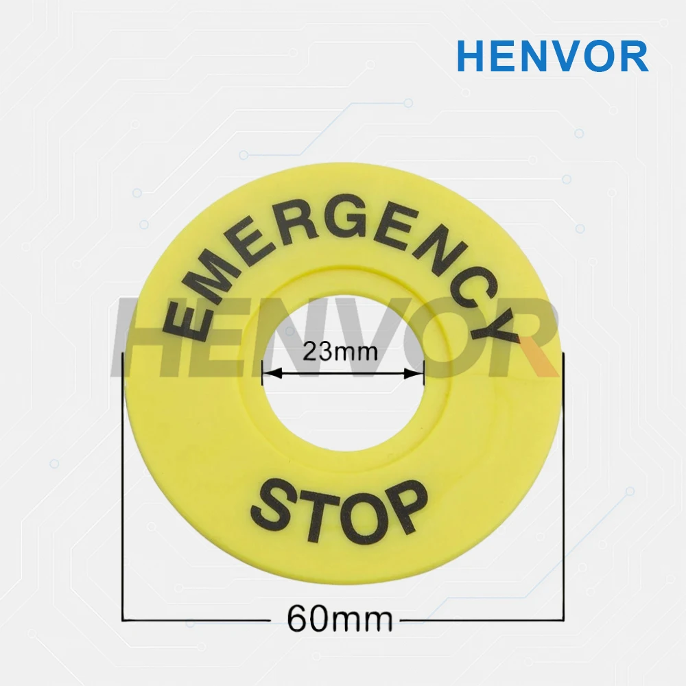 Diesel Generator Emergency Stop Button Shock Pad Kit – Alloy Shockproof Base with Cover and Sign