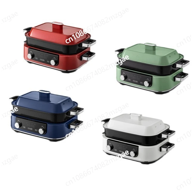 

Multifunctional pot Household electric hot pot Electric steamer Split cooking integrated
