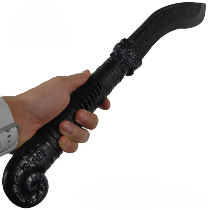 Épées de pratique du népal, 69cm/27,17 pouces, formation en Art Martial, accessoires d'armes en plastique, modèle de fournitures de fête, ornements, jouets d'exposition, sport
