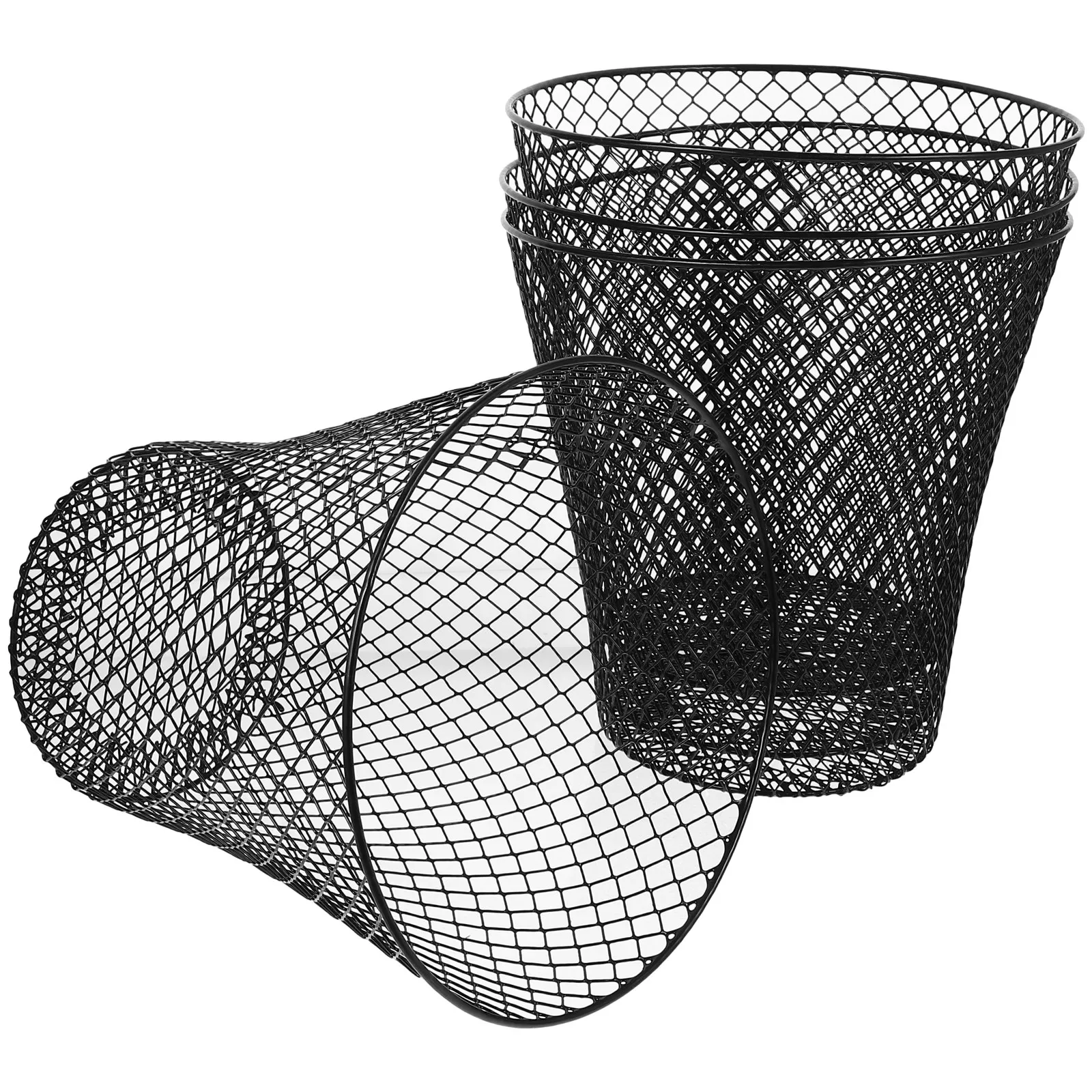 4Pcs Reusable Plant Cage Iron Frame Mesh Designed Plant Cover for Outdoor Protection Wind Rain Frost Uv Garden Yard Flowerpot
