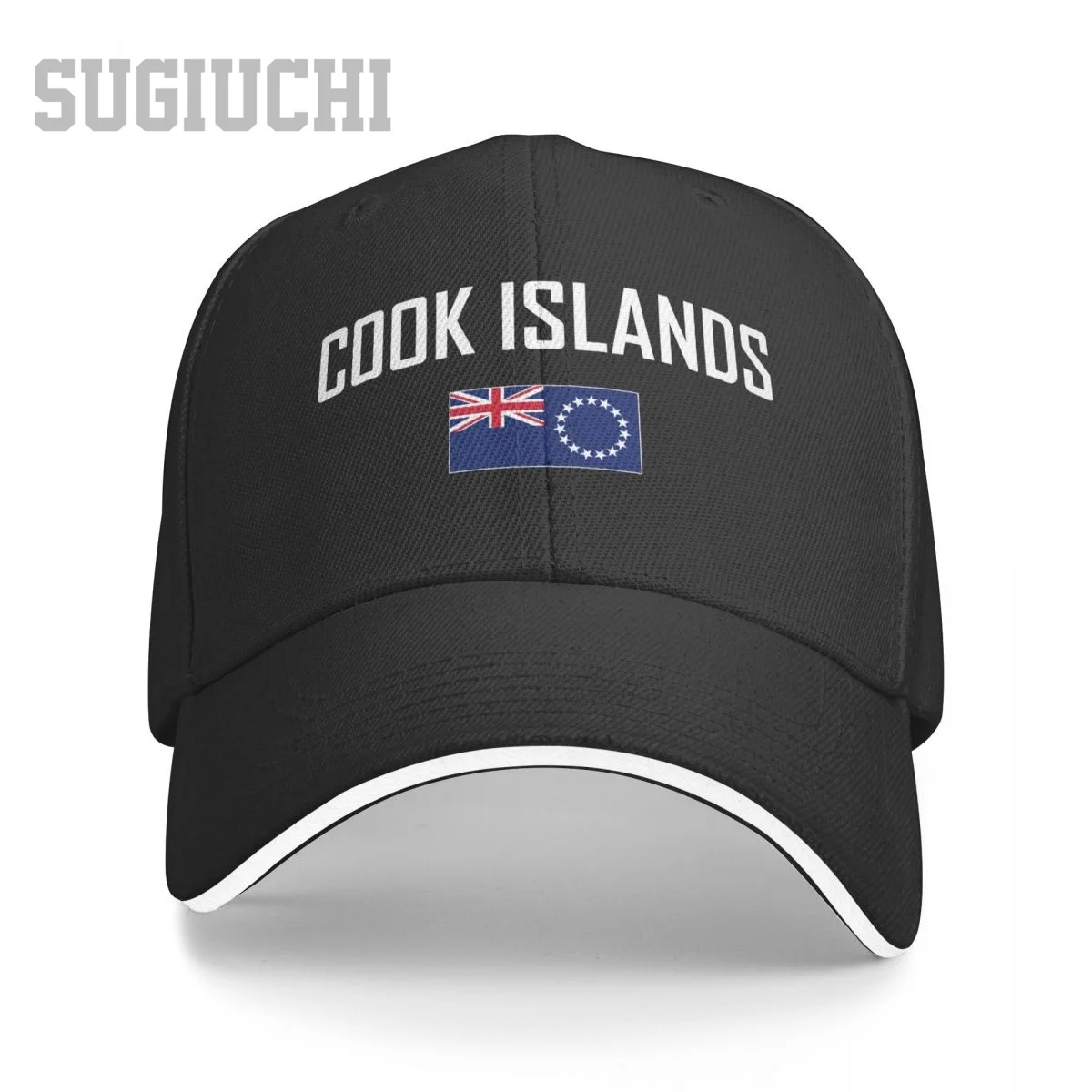 

Бейсбольная кепка унисекс Sandwich COOK ISLANDS с флагом и шрифтом для мужчин и женщин, кепки в стиле хип-хоп, Snapback, шляпа для гольфа, рыбалка