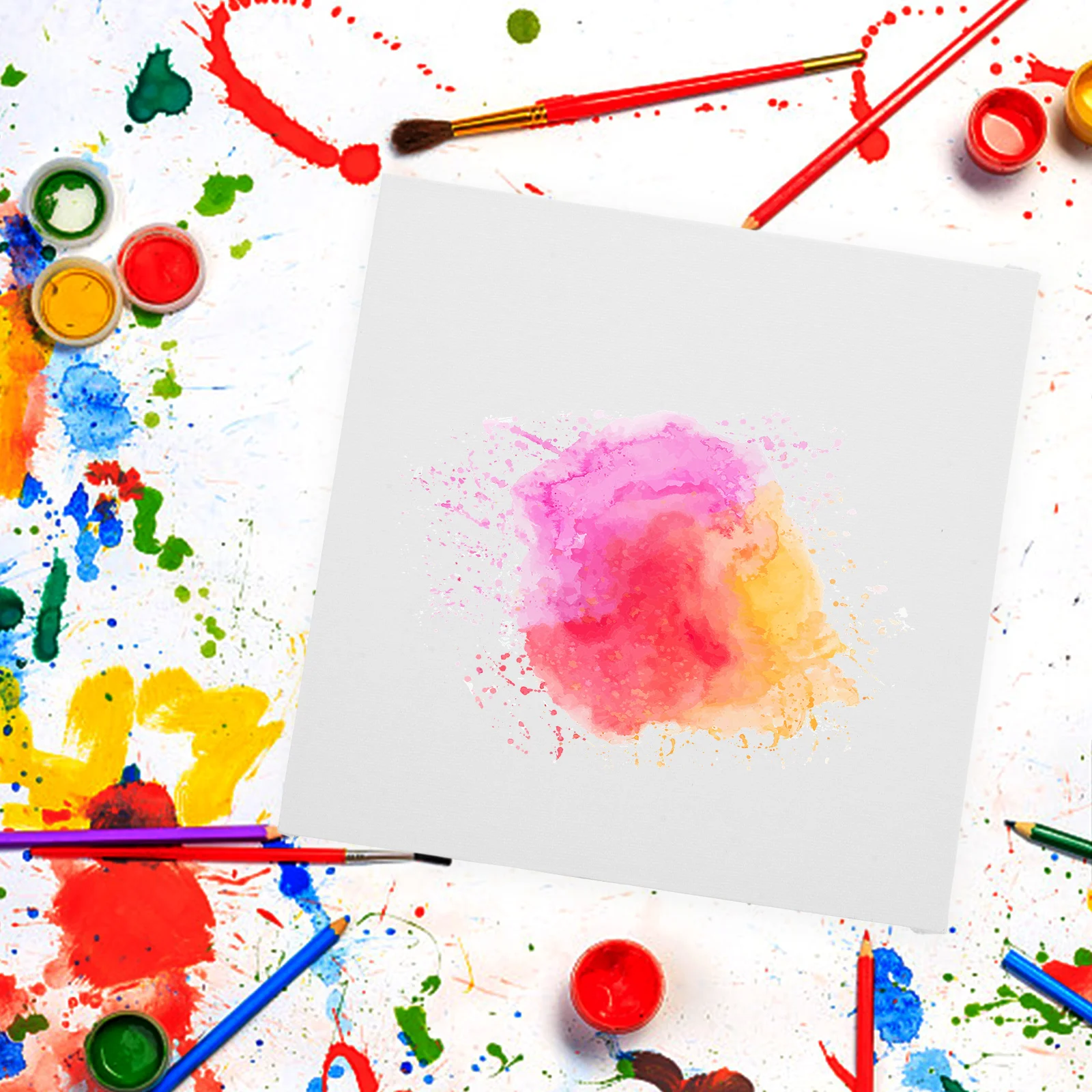 

5Pcs Oil Painting Canvas Boards Thick Fine Texture Small Art Canvases for Painting Adults Children DIY Craft Supplies