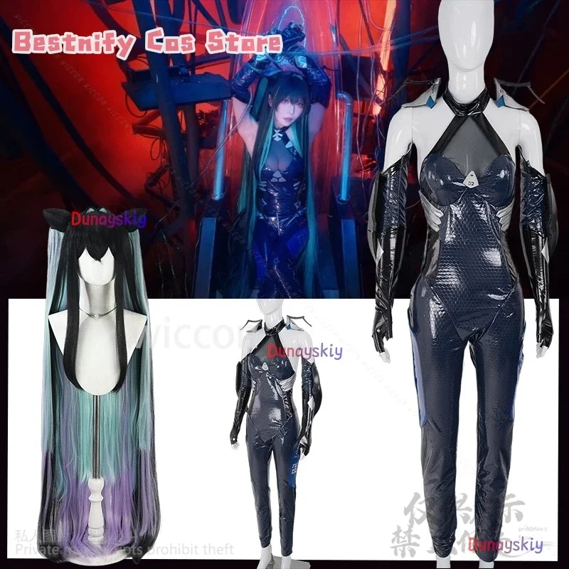 

CosplayAnime Game NIKKE The Goddess Of Victory Cosplay Old Tales Costume Leather Sexy Jumpsuit Punk Uniform Wigs Jirai Kei Custo