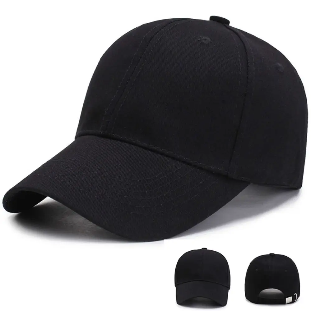 Baseball Caps Black for Mens Women Sports Cap Adjustable Cotton Baseball Cap Casual Summer Hat