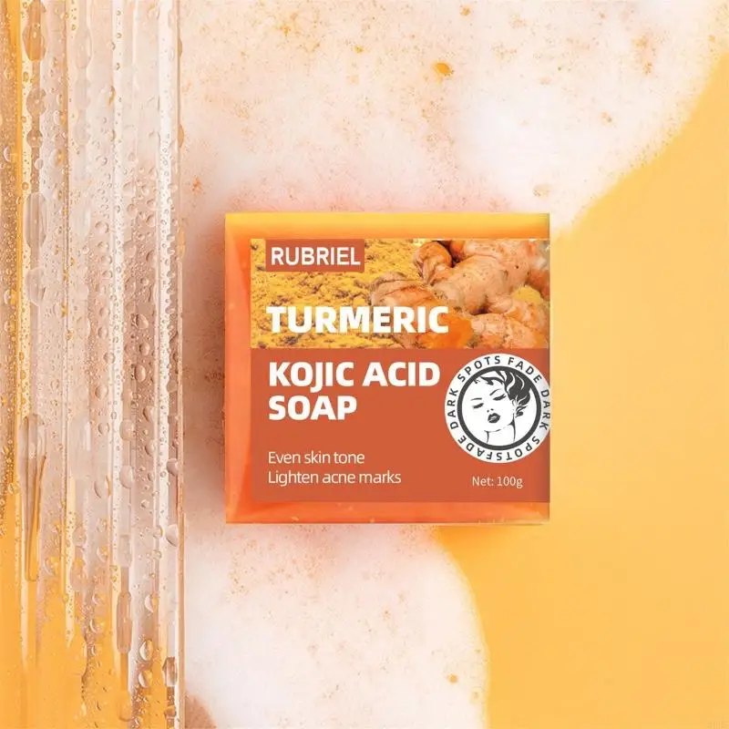 U0DE สบู่กรดโคจิกผิวกระจ่างใสสบู่กรดโคจิกเรืองแสงสบู่ให้ความชุ่มชื้นสำหรับใบหน้า