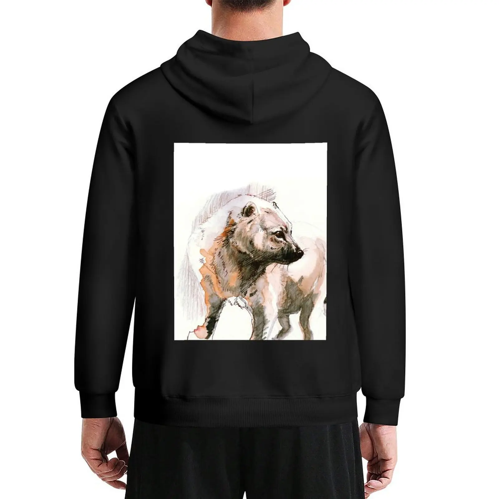 

Speothos the Bush Dog Hoodie men's coat anime clothing aesthetic clothing autumn jacket men new hoodies and sweatshirts