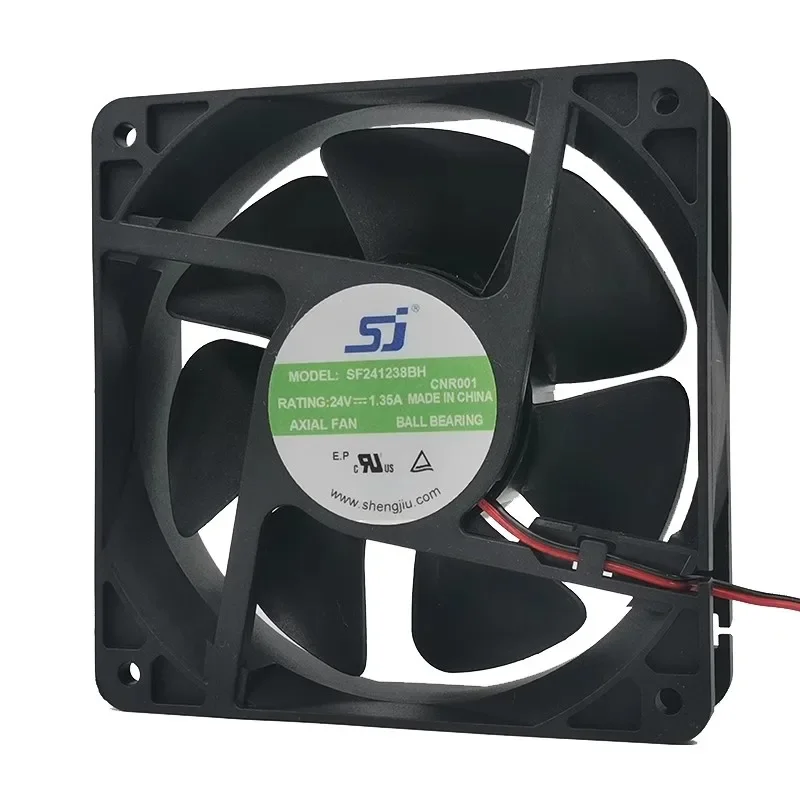+ nouveau 12 cm pour SF241238BH DC 24 V 1.35A 12038 120*120*38 MM Double boule fréquence Variable ventilateur de refroidissement à haut débit d'air