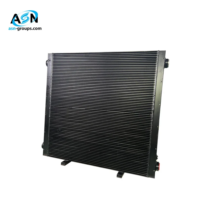 ASN 230/380V AC Engine Water To  OIL HYDRAULIC COOLER FOR CONSTRUCTION MACHINERY Brazed Plate Heat Exchanger  Aluminium