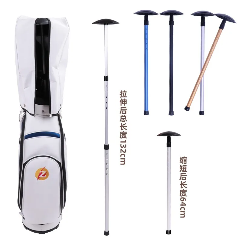 

Golf bag support rod, three and four sections retractable aluminum alloy golf bag support to prevent deformation of the bag