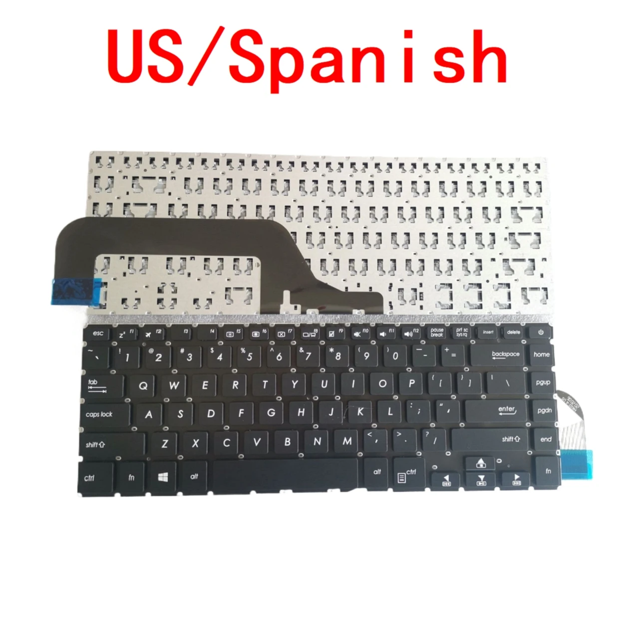 

New US Spanish Laptop Keyboard For ASUS VivoBook 15 x505 x505b x505Ba x505BP x505Z x505ZA x506 r504z k505