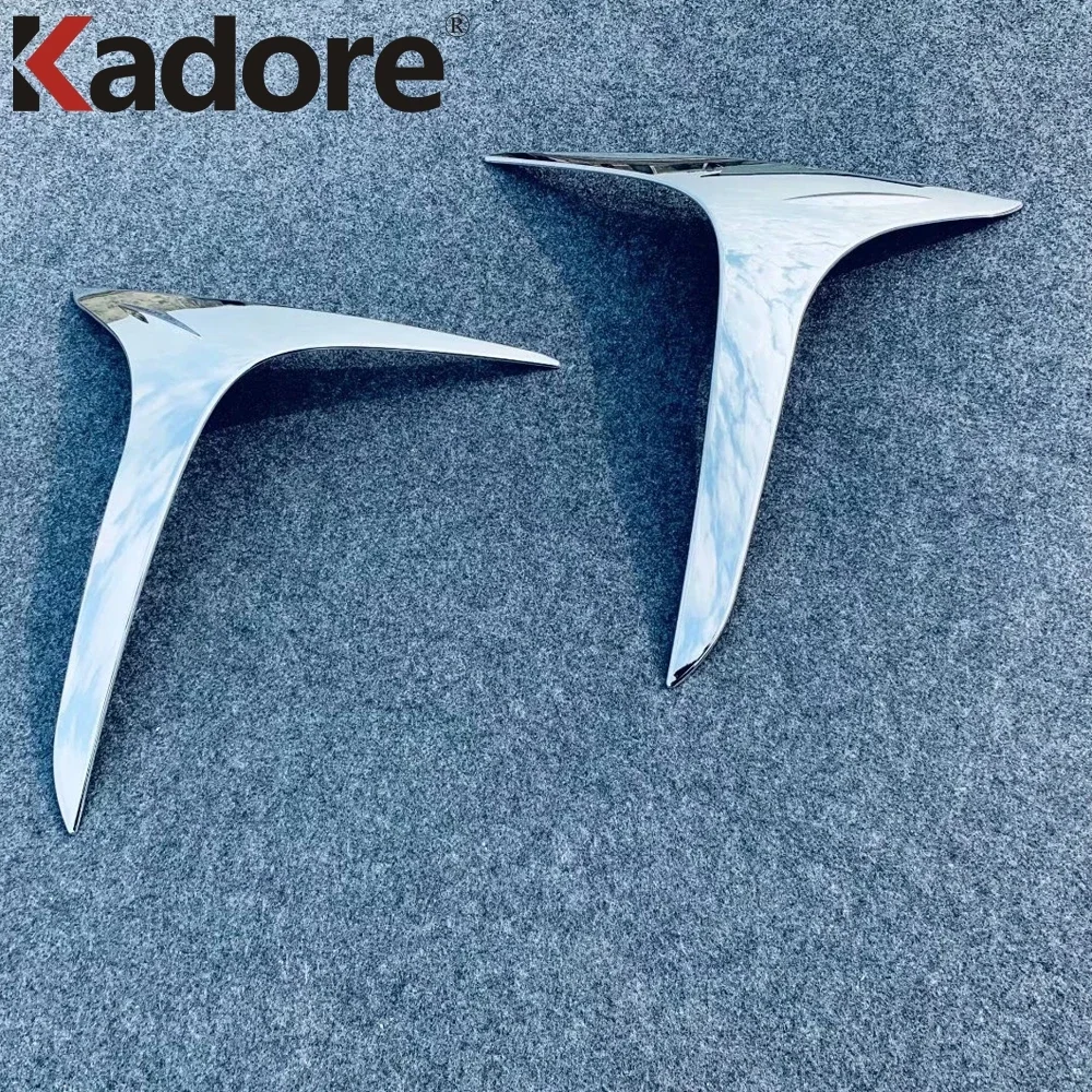 For Toyota Yaris Cross 2020-2024 2025 2026 Chrome Car Front Fog Light Lamp Cover Trim Foglight Eyebrow Frame Trims Accessories view 4