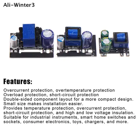 AC-DC 5V 700MA 1000MA 2000MA 5W 10W Precision Buck Converter AC 220V To 5V DC Step Down Transformer Power Supply Module