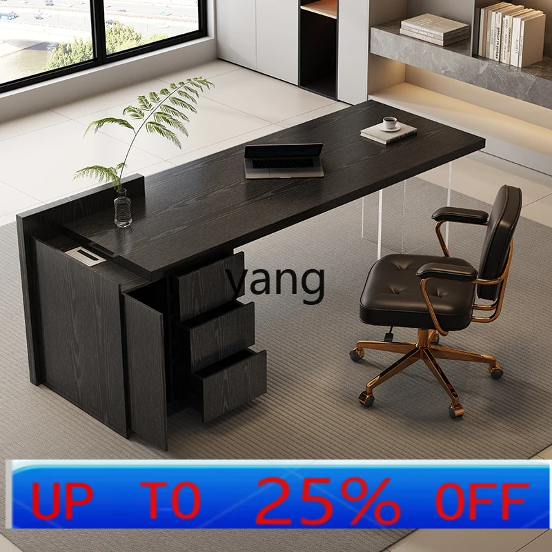 

Lmm Italian minimalist solid wood desk modern minimalist home acrylic floating desk