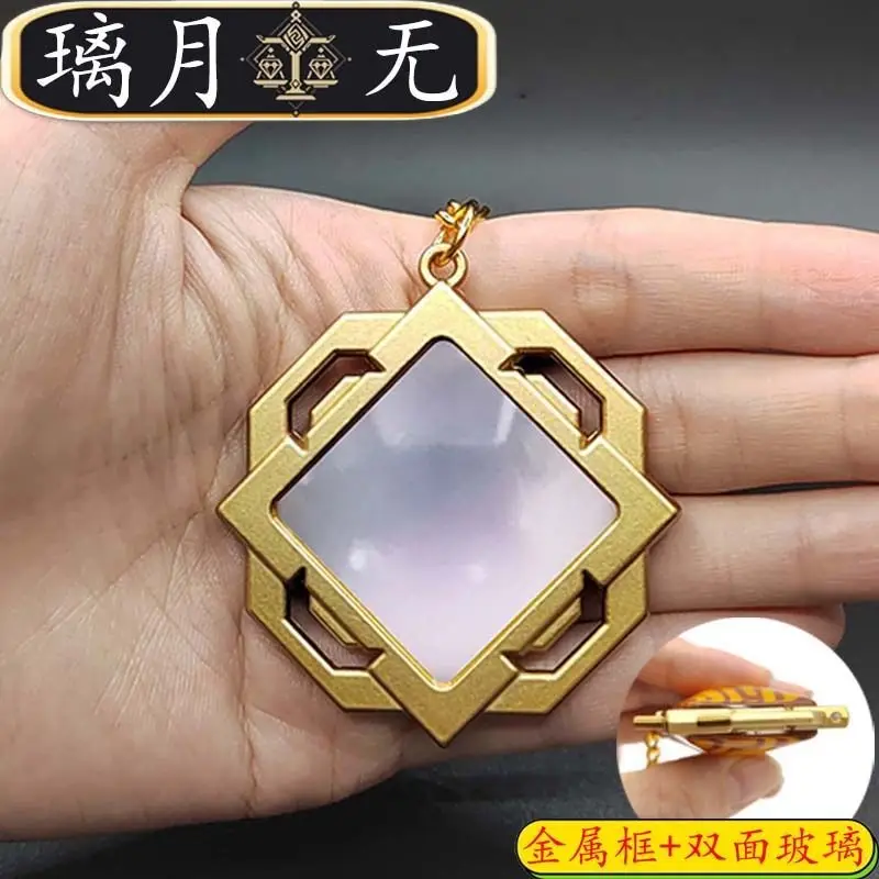 Llavero Luminoso De Genshin Impact Visión Hydro, Colgante De Aleación Con Efecto Brillo En La Oscuridad, Accesorio De Cosplay Y Llavero Para Mochila O Llaves, Regalo Para Fans De Genshin