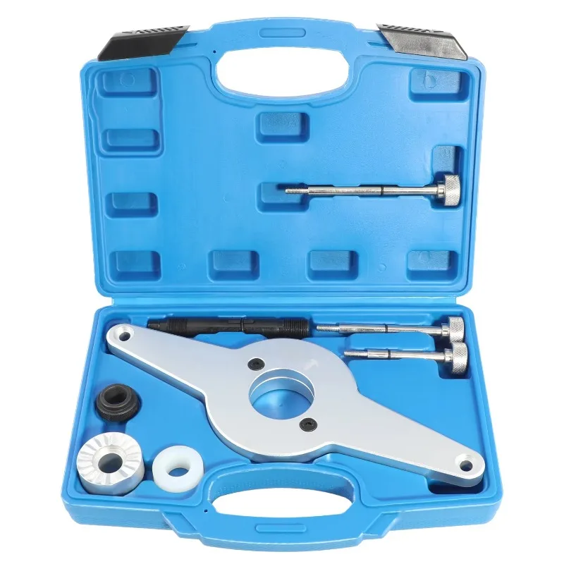 

Crankshaft Pulley Removal Shock Absorber Vibration Damper Holding Tool for Audi Seat Skoda VW 1.8 2.0 4V TFSI EA888 Gen 1/2/3