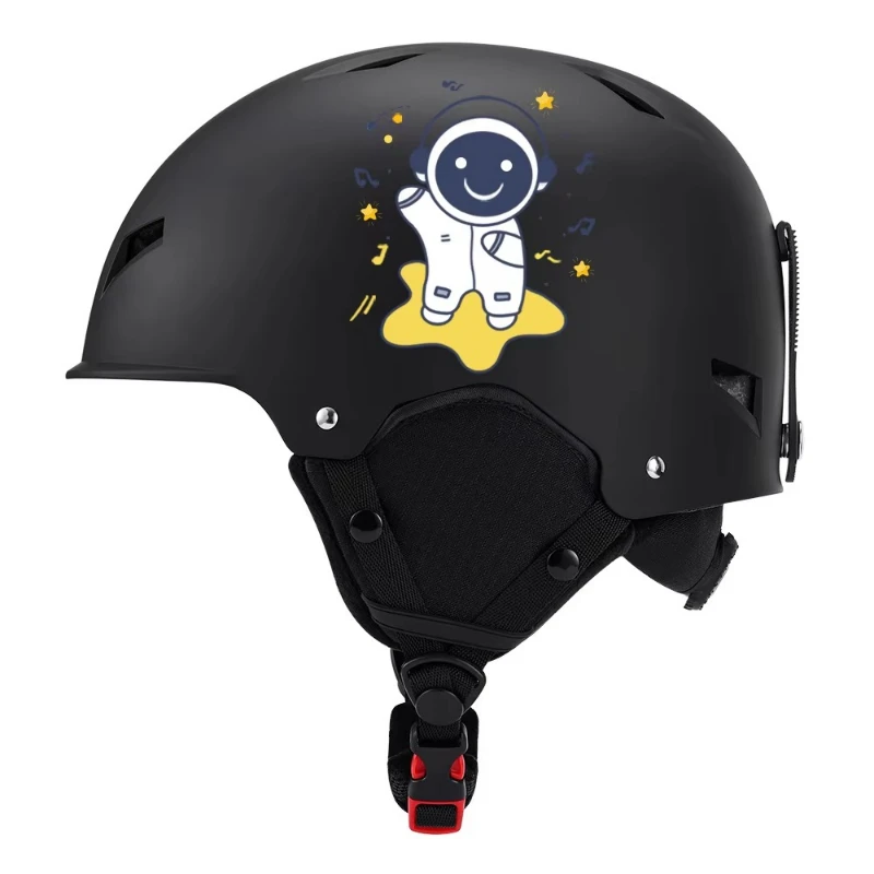 Ski gear, ski helmet, with goggles, winter outdoor items