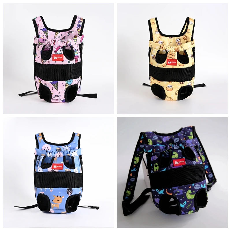 Luxury Pet Backpack Carrier Cute Small Medium Animal Dog Cat Outdoor Travel Transport Carrying Shoulder Front Back Bag Product