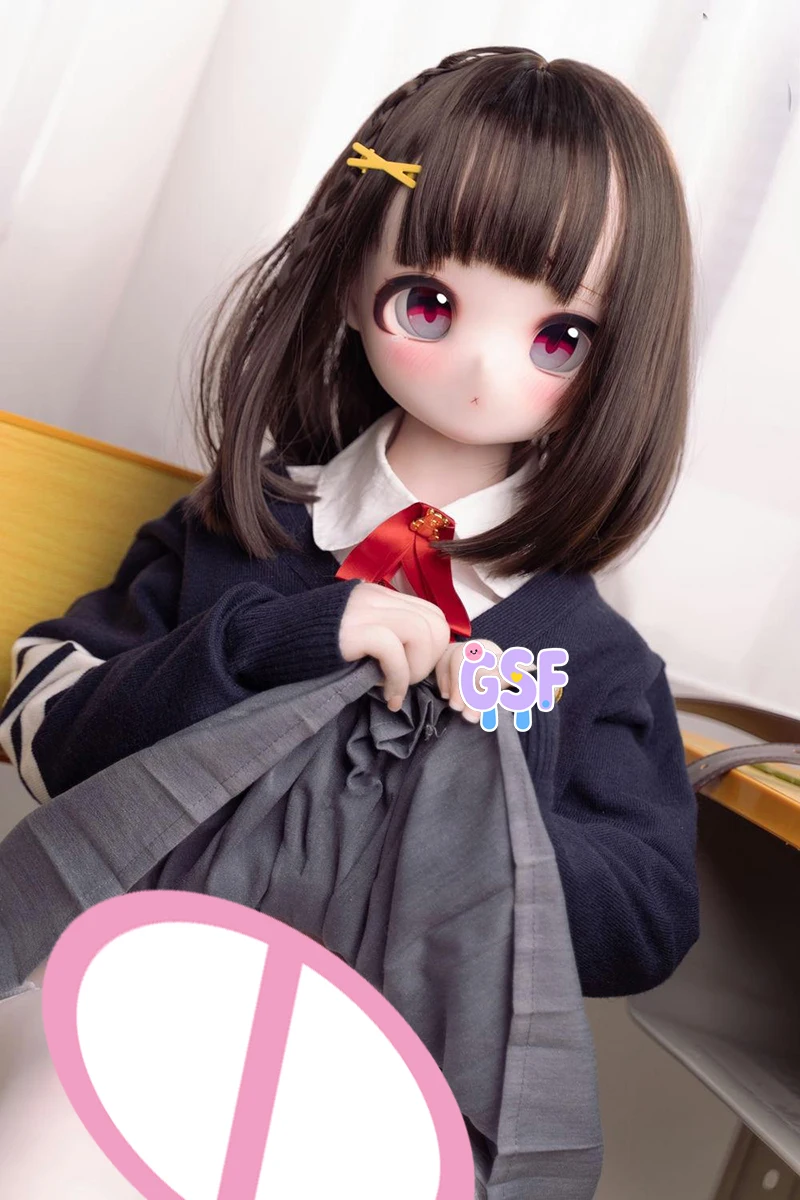 85CM 2D cartoon doll, detachable head for a wig, suitable for collectors, adjustable body made of TPE material