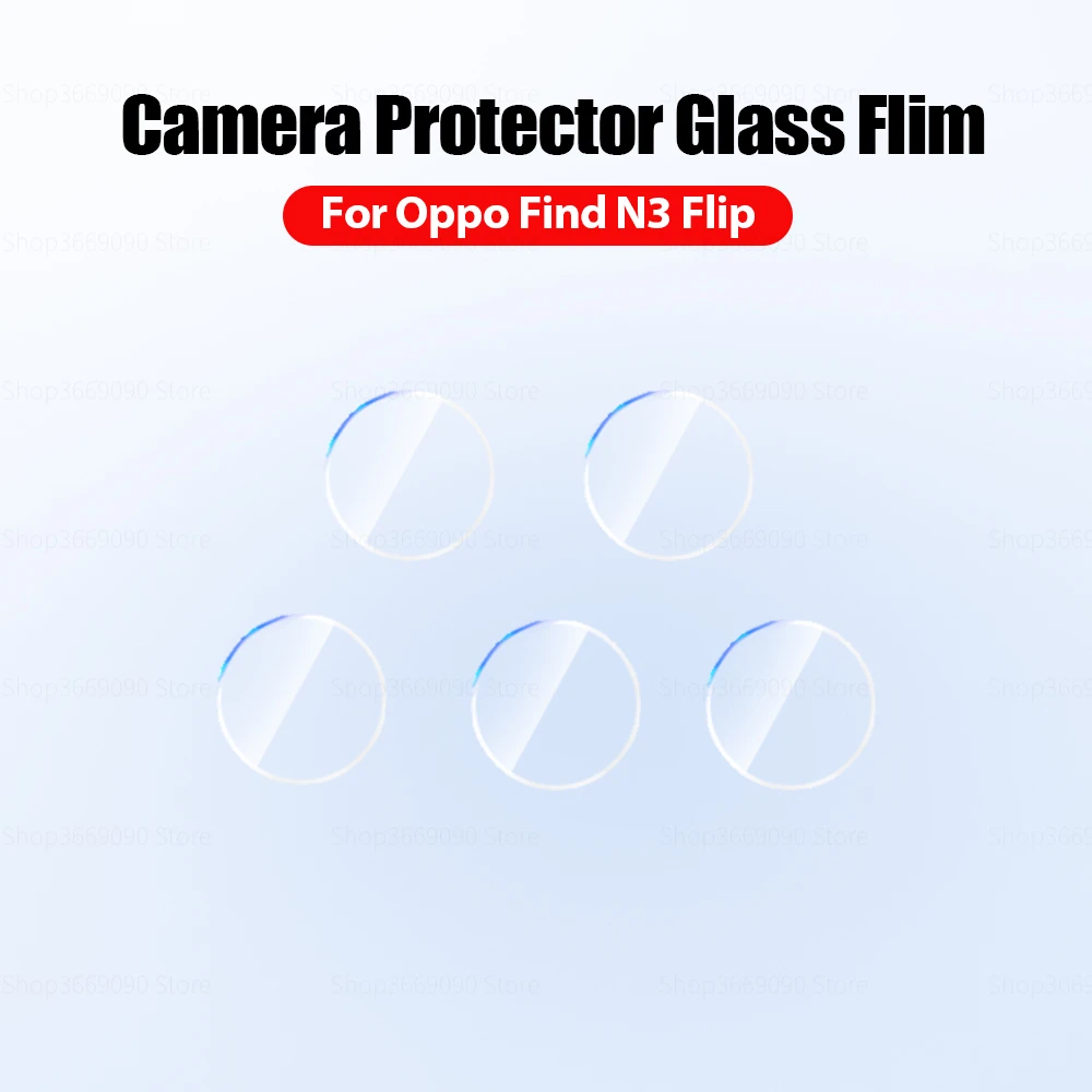 5Pcs Camera Lens Protector Glass for Oppo Find N3 Flip FindN3 3Flip N3Flip Rear Lens Screenprotector Film 6.8inch PHT110 CPH2519