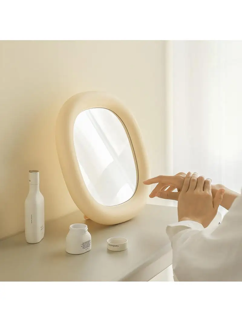 high-definition-large-mirror-bubble-makeup-mirror-desktop-styling-mirror-dormitory-home-use-mirror-personal-care-tool