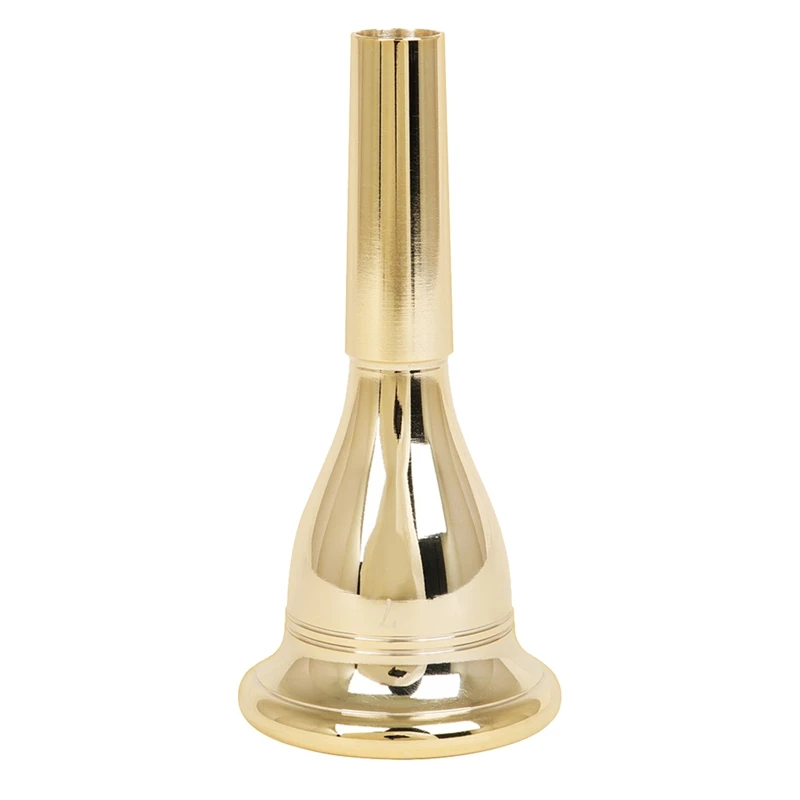 Tuba Mouthpiece Solid Brass Construction Plated Musical Instrument Accessories Brass Instrument Accessories