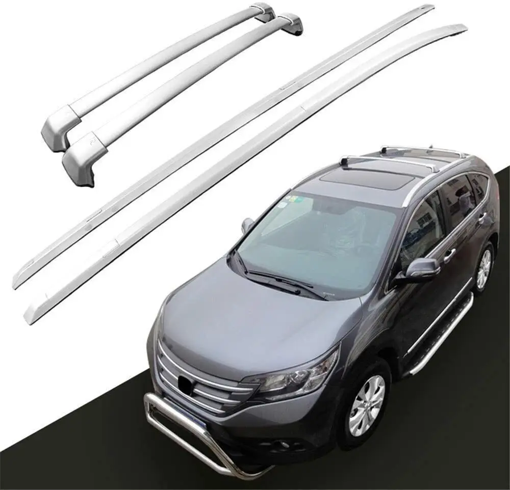 4Pcs Aluminum Roof Rail Rack Cross Bar Crossbar Fit for Honda CRV CR-V 2012-2016