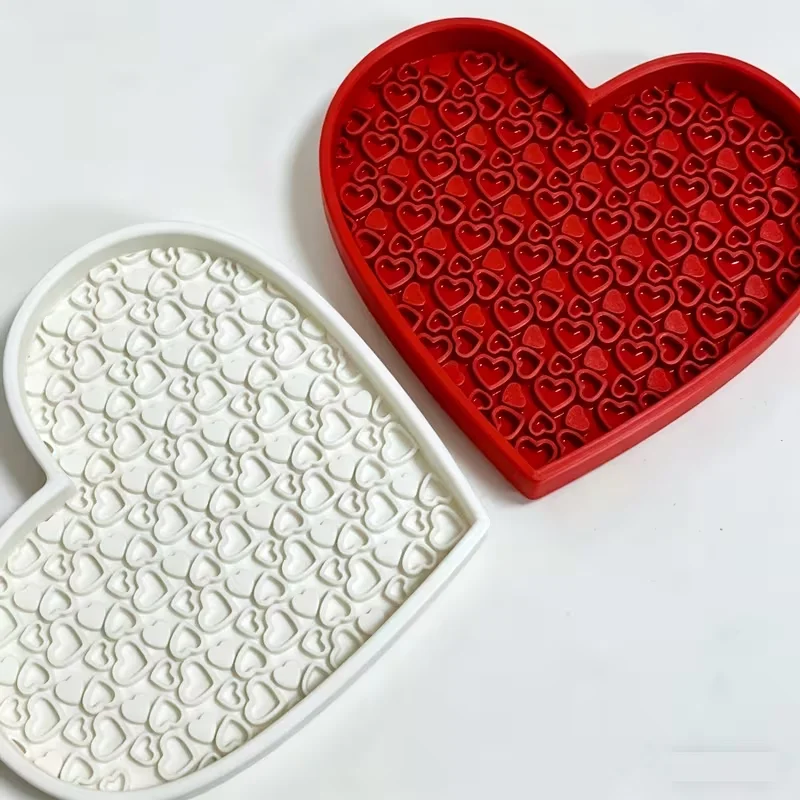 Beauty Makeup Store - Portable Heart-shaped Makeup Brush Cleaning Tray