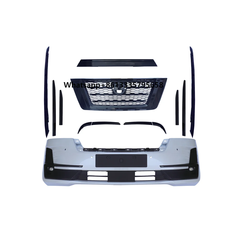 

TDCMY Industrial Supply Car Body Parts Kit Pearl White Fog Lamp Door Moulding Front Rear Bumper Spoiler for Nissan Patrol