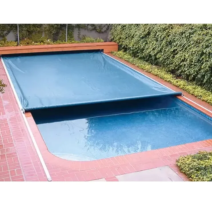 

PVC pool cover, UV resistant, high quality automatic pool cover suitable for outdoor use.promote sales