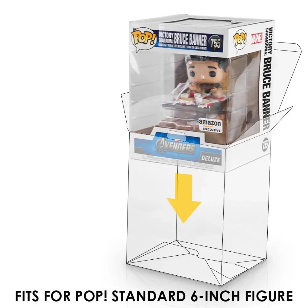 0.50 MM Thick Clear Scratch-Re - Funko Pop Protector recension och pris