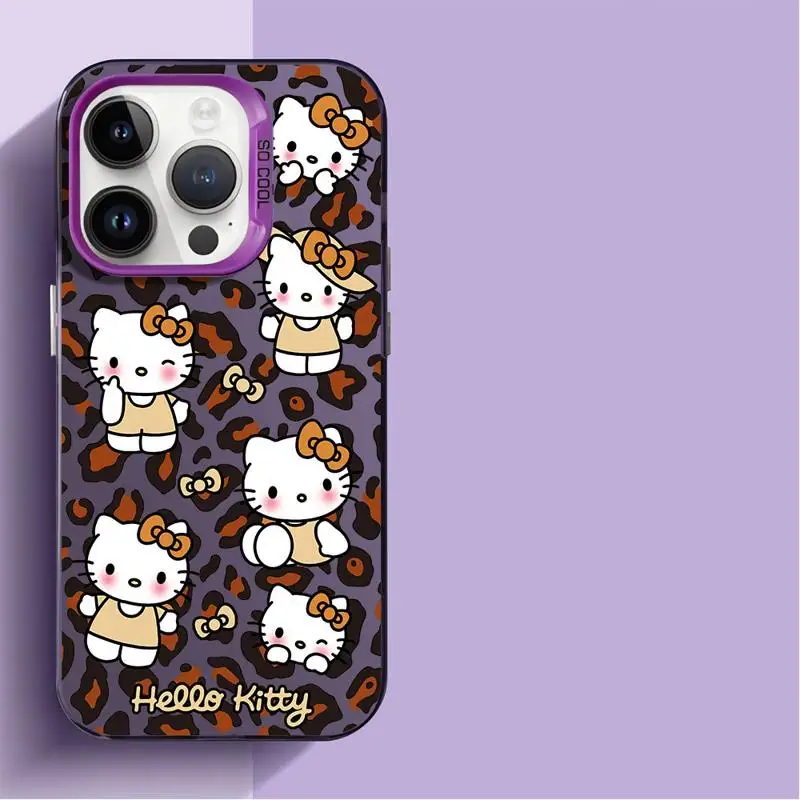 Cartoon Hello Kitty Case For Apple iPhone 11 13 15 Pro Max 14 Plus 12 16 Phone Cover Silicone Shell Shockproof Protective Funda