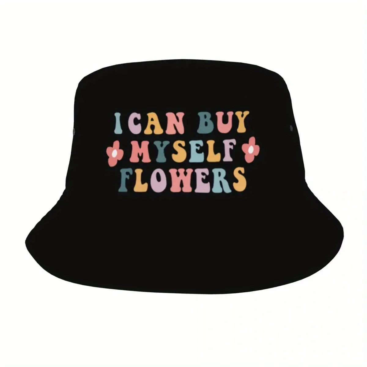 2023 Miley Cyrus I Can Buy Myself Flowers Bucket Hat Teen Foldable Outdoor Sport Fishing Cap Spring Picnic Headwear