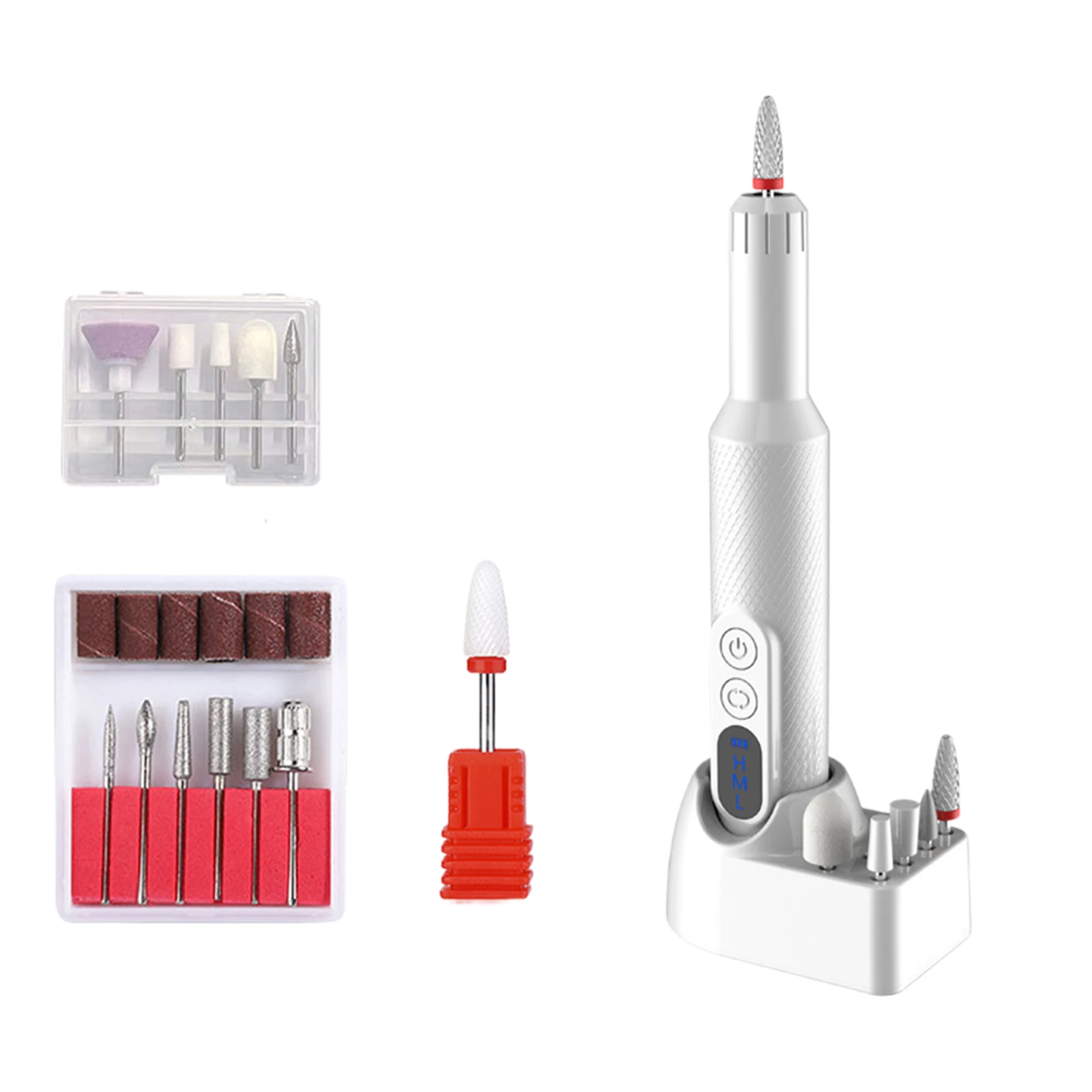 Handheld Electric Nail Art Device For Gel Polishing Cordless Electric Nail Drill Nail File Easy