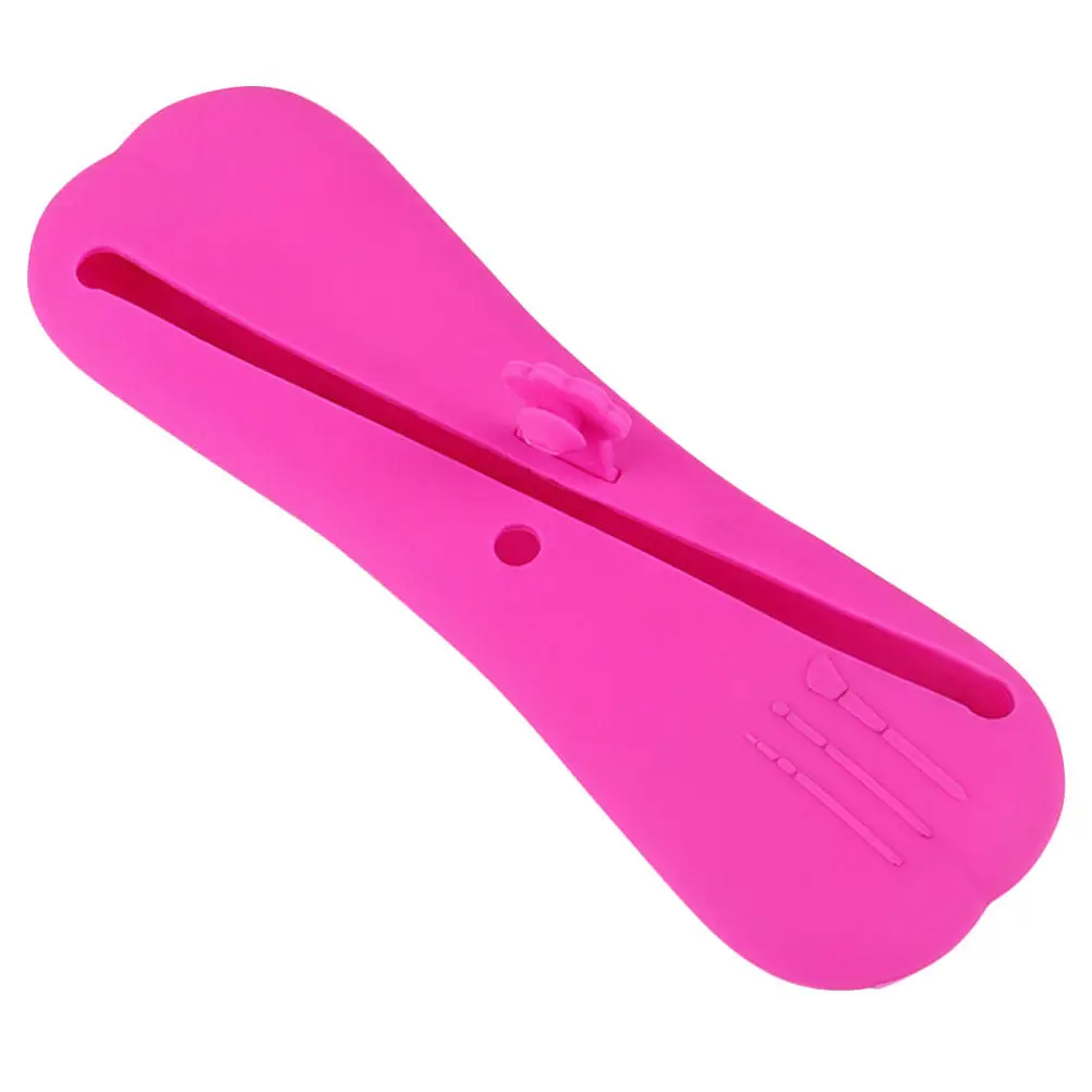 

Портативный силиконовый органайзер для кистей для макияжа, дорожный чехол для хранения карандашей для бровей, подарочная сумка для кистей для макияжа