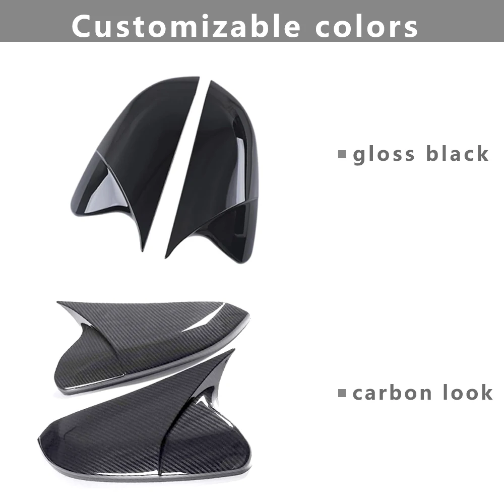 Auto Parts plastics ABS Auto Reversing Mirror Cover Cowhorn Rearview Mirror Housing For Audi A3 2014-2020